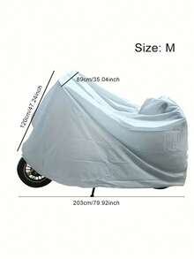 EVA Material Motorcycle Cover - Waterproof & UV Resistant For All Seasons, Suitable For Motorcycles, Electric Bicycles And Mopeds - Weather-Resistant Outdoor Protection - Multicolor - View 10