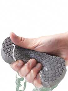 1pc Universal 3D Three-Dimensional Scrubbing Sponge Scrubbing Bath Mud Body Cleaning Tool