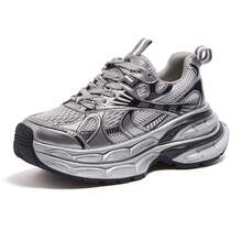 CAMEL CROWN 女士休闲鞋，夏季时尚厚底运动鞋，厚底休闲厚底运动鞋