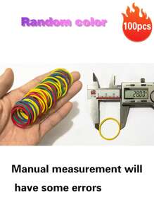 40PCS/100PCS Large Rubber Band Long Rubber Band Morandi Color Various Colors Heavy Duty Rubber Band High Quality Rubber Band Office Supplies Large Rubber Band Suitable For Homes, Kitchens And Offices Back To School