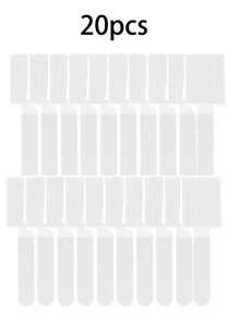 20Pcs Nylon Cable Clips, Desk Data Cable & Computer Wire Management Organizer