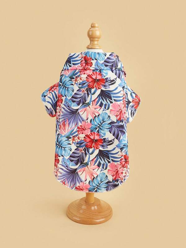 1pc Colorful Casual Pet Shirt Coat, Fashion Elegant Cute Comfortable Dog/Cat Clothes For All Seasons, Soft And Breathable Animal Apparel