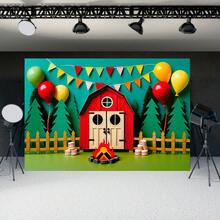 Photographic Panel June Festival Scenery Fabric - FDFJN0135 - View 2