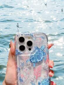 Ins Buoyancy Chambers For Marine Animals To Prevent Falls Phone 15 Case, Phone 14 Pro Max Makeup Cover, 13 Mirror, 12 Anti-Drop Feature, 16 Large Hole, 11 For Women,Anti-Drop Phone Case Support Protection Anti-Scratch Non-Yellowing Transparent Smartphone Cover Gift For Apple Phone 11/11 Pro/11 Pro Max 12/12 Pro/12 Pro Max/13/13 Pro/13 Pro Max/14/14 Plus/14 Pro/14 Pro Max/15/15 Plus/15 Pro/15 Pro Max/16/16 Pro/16 Plus/16 Pro Max/16E/X/XS/XSMax,Galaxy S24/S24 Plus/S24 UlTRA/Galaxy S23/S23 +/S22 Ect./TPU Material Protective Case, Phone Protective, The Best Birthday Gift For Your Friends And Family, Suitable For Both Men And Women