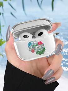 Creative Summer Pictures Patterns High Quality Shock Absorption Black Case Airpod Case 360 Degree Full Protection For AIRPODSPRO,AIRPODS3,AIRPODSPRO2,AIRPODS2,AIRPODS4.The Special Gift For Friend,Parents,Lover.