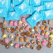 20/30 pièces Boîte cadeau surprise mignonne avec capybara aveugle/capybara, thème capybara emballage indépendant, convient pour les fêtes, anniversaires et cadeaux de vacances pour les personnes de 14 ans et plus. Bijoux de dessin animé, petits accessoires, très adaptés pour offrir des jouets et de petits cadeaux (les couleurs des sacs sont aléatoires)