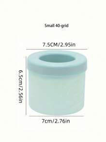 1 Pc Pink Silicone Portable Ice Mold, Easy Release Silicone Ice Cube Mold, Holds Up Pinch Cup Ice Bucket Circular Silicone Ice Cube Mold Ice Storage Box Easy To Peel Off Ice Maker Cylinder Ice Making Machine