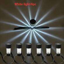 Lumière décorative ambiante à LED solaire en plusieurs pièces, convient pour le balcon, l'extérieur, le jardin, la clôture de la piscine, la décoration. Lampe de nuit étanche à LED multicolore. Un excellent cadeau pour l'été
