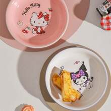 Sanrio Brandneuer offizieller Sanrio Keramik Cartoon niedliche hochwertige Speiseteller, Dessert-/Obstplatte, für den Heimgebrauch