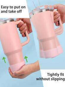 1pc Silicone Cup Cover, Non-Slip Bottom Protective Cover For 12oz-40oz Hydro Sport Flask/ Water Bottles, Tumbler Anti-Slip Bottom Sleeve Cover For All Water Bottles Bottom Width Of 2.83-2.95in ,Hydrobottle, Water Bottle Accessories