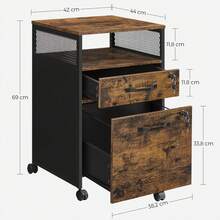 Filing Cabinets - Kahverengi - Görünüm 4