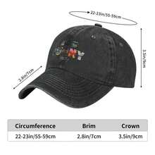 Vintage  Debi Tirar Mas Fotos DTMF Baseball Caps Distressed Denim Washed Snapback Cap  Outdoor Running Golf Soft Hats - Black - View 8