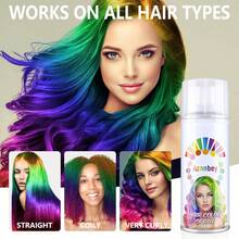 Temporary Hair Color Wax, Hair Wax Dye Pomades,Washable Hair Coloring Natural Hair Strong Style Gel Cream Hair Dye For Party,Hollowen,Cosplay. (Dark Brown, 120ml) - 棕色 - 查看 8