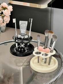 Ceramic Toothbrush Holder, Makeup Brush & Pencil Storage Rack For Bathroom, Dorm Room, Back To School, Best Valentine's Day Gift