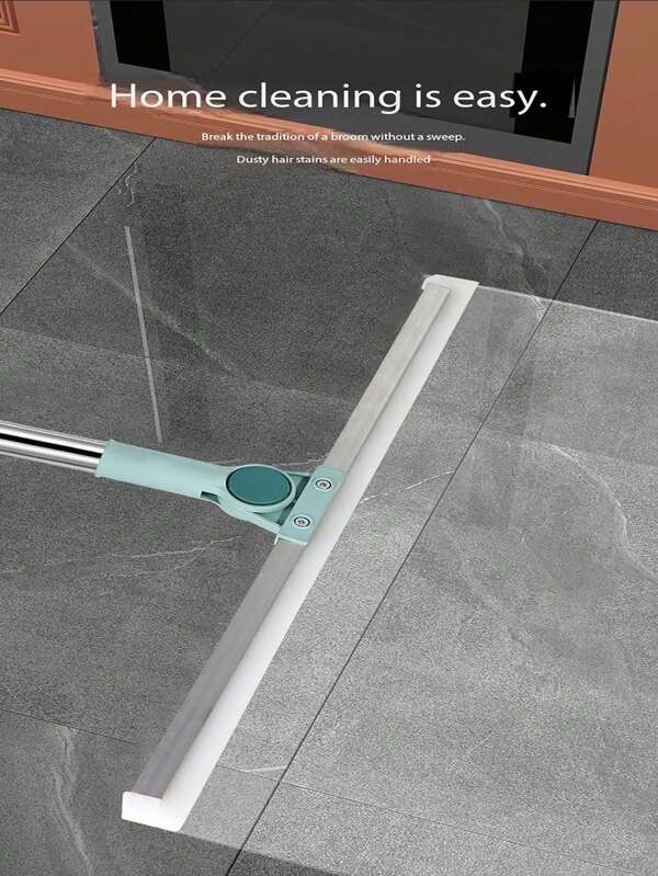 1PC/3PCS/4PCS Durable Seamless Fit Thickened Silicone Magic Broom, Both Dry And Wet Use, Retractable Silicone Floor Scraper, Bathroom Floor Wiper, Window Wiper, Water Wiper, Magic Broom Suitable For Floors, Glass, Tiles, Windows, Removing Water Stains, Dust, Pet Hair, Cleaning Supplies, Cleaning Tools