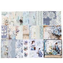 20/40/60/80 Peças Conjunto de Adesivos Florais Vintage, Folha de Adesivos em Papel Fosco Pode Ser Escrito, Adesivos Decorativos Para Scrapbooking, Série Jardim dos Sonhos, Bottom de Papel Temático Floral Vintage e Figura Para Jornalismo (Papel de Adesivo + Papel Escrevível), Material Escolar, De Volta às Aulas