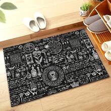 1pc Graphic Kitchen Counter Bowl Dish Drying Mat, Soft Silicone Dish Drying Mat Suitable For Washing Machine, Espresso Machine, Coffee Pot (Halloween Design) - Multicolor - View 15