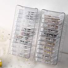 1pc/12pcs Clear Plastic Jewelry Box Storage Case, Nail Art Decoration, Bracelet Necklace Earring Earrings Accessories, Dust-Proof & Moisture-Proof, Jewelry Display Organizer - Transparent - View 10