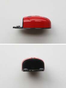 1个瓢虫磁性笔筒和橡皮擦 - 双用途白板配件，卡通塑料收纳盒，适合家庭和办公室装饰，红色带黑色圆点，PP材质，便携式设计，完美便携耐用，适合学校和办公室使用/返校礼物，文具