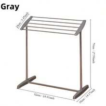 1pc Multi-Purpose Drying Rack, Suitable For Indoor And Outdoor Use, Can Hang Clothes, Underwear, Socks, Towels, Foldable And Detachable Design, Convenient For Balcony - Multicolor - View 11