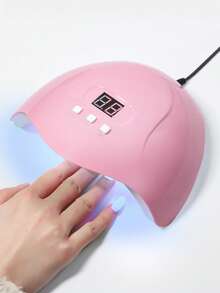 22 件美甲套装：UV 凝胶美甲灯、指甲锉、美甲笔、点画笔、指甲装饰、手指分离器、角质层推刀、角质层钳、指甲金/银线、指甲刷 - 彩色 - 查看 4