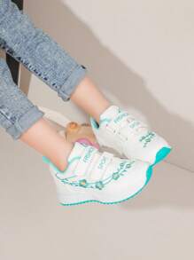 Zapatos deportivos impermeables con suela blanda y antideslizante para niñas, zapatillas de running ligeras, nuevo diseño de primavera y otoño 2025