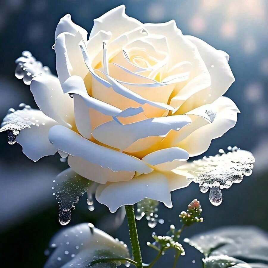 264 Pieces White Rose Seeds Quarterly, Curly Bees, Butterflies And Hummingbirds, Fragrant Courtyard, Garden Pot, Landscaping Decoration, Flower Bed, Outdoor 100 Flower Seeds - 264 - View 1