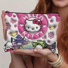 Bolsa de cosméticos de , bolsa de maquillaje multifuncional de gran capacidad oficial de  , perfecta para guardar productos de cuidado de la piel, cosméticos y artículos de viaje, regalo ideal para Navidad, San Valentín y cumpleaños, organizador, bolsa de aseo, bolsa de dibujos animados linda, organizador de viaje de gran capacidad, pequeños accesorios de gato, bolsa de regalo de fiesta - Multicolor - Ver 10