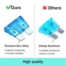 306PCS Car Blade Fuses Assortment Kit Assorted Blade Auto Car Truck Automotive