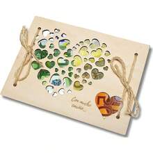 经典风格木质钱包礼品 - 创意木质钱包工艺品 - 毕业贺卡、学生礼金卡、大学生礼物、木质毕业派对贺卡 - 原木色 - 查看 9