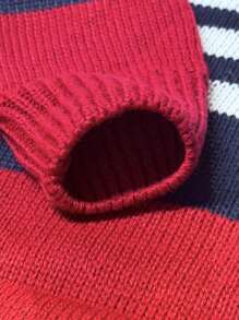 Nika Baby Macacão para bebê tricô listrado