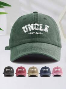 1 pièce ensemble de 1 pièce casquette de baseball d'été unisexe imprimée "ONCLE", casquette à filet, casquette de camionneur, casquette de plage pour femme, casquette de papa, casquette de baseball, casquette pare-soleil, casquette de papa, convenant pour un usage quotidien, les voyages, le cyclisme, la randonnée, la pêche, les vacances à la plage