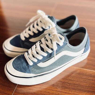 Vans Sapatos masculinos e femininos estilo 136 Decon VR3 SF, calçados casuais de cano baixo com blocos de cores da moda VN0A4BX9DDN