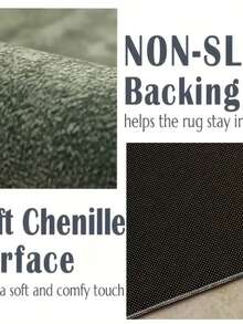 1pc Colorful Leaf Pattern Soft Carpet, Durable, Easy To Clean, Minimalist Home Bedroom Rug, Easter Gift, Suitable For Indoor And Outdoor Use, Non-Slip Washable, Versatile Carpet, Small Rug, Soft And Skin-Friendly, Stain-Resistant And Wear-Resistant, Can Be Used As Runway Carpet, Villa Carpet, Lobby Carpet, Living Room Carpet, Bedroom Carpet, Welcome Carpet, Children's Carpet, Study Carpet, Balcony Entrance Carpet, Garden Decor - Multicolor - View 8