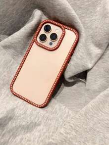 Sequins Smart Phone Protective Case, Fashion Luxury Rhinestone Bumper Bling Shiny Transparent Soft TPU Full Body Shockproof Cover Compatible With IPhone 15/15 ProMax/15 Pro/15 Plus/11/12/13/14/16 ProMax/XS/XR/11 Pro/11 ProMax/12 Pro/12 ProMax/13 Pro/13 ProMax/7 Plus/14 Pro/14 ProMax/14 Plus/16 Pro/16 Plus/7 Plus/8 Plus/8/SE2, Available In Pink, White, Blue, Black, Red Waterproof Anti-Fall Scratch Resistant - Burgundy - View 5