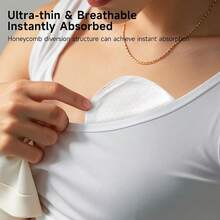 UltraThin Disposable Nursing Pads 100 Count Super Absorbent And Breathable Breast Pads For Breastfeeding Moms Stay Dry Comfortable Leakproof Protection - as pic - View 6