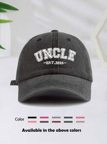 1 pièce ensemble de 1 pièce casquette de baseball d'été unisexe imprimée "ONCLE", casquette à filet, casquette de camionneur, casquette de plage pour femme, casquette de papa, casquette de baseball, casquette pare-soleil, casquette de papa, convenant pour un usage quotidien, les voyages, le cyclisme, la randonnée, la pêche, les vacances à la plage