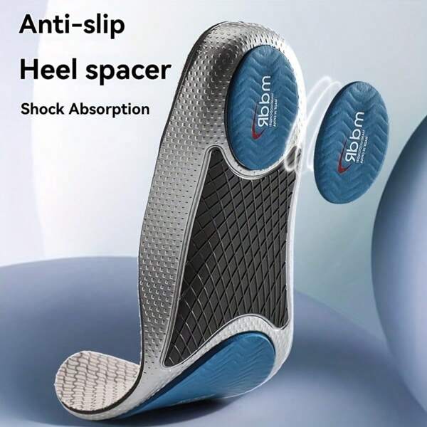 MDR Anti-Slip Shock-Absorbing Gel Shoe Insoles With Arch Support & Heel Stability - Breathable Silicone Odor Control Inserts For Running, Gym, Sports - Unisex Design For Men & Women, Gym Foot Support | Arch Support Design | Antislip Insoles, Shoe Inserts