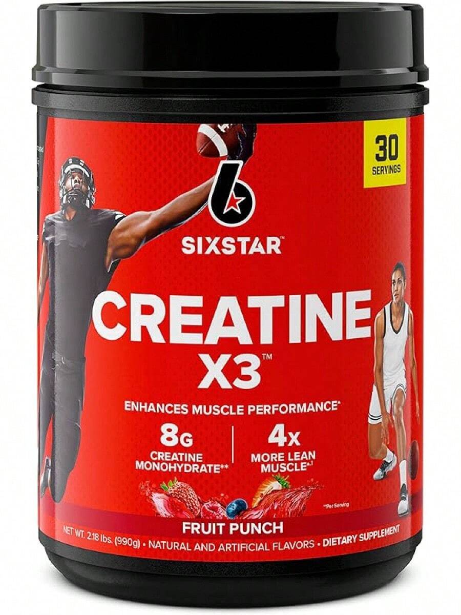 Six Star Creatine Pills, X3 (60 Caplets) - Creatine For Women & Men - Creatine Capsules Support Muscle Strength - Pre & Post Workout Creatine Supplement For Muscle Recovery & Building - 20 Servings6hao | Enhanced Stamina & Focus Supplement For Workouts Bjp1dian