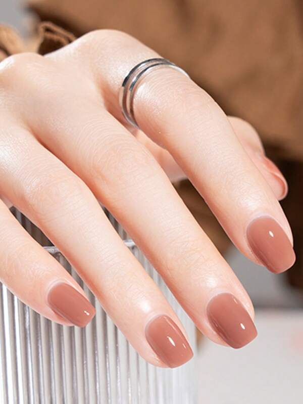 2025 New 10ml Water-Based Nail Polish, Which Can Be Torn And Pulled Without Peculiar Smell, Coral Powder Is Suitable For Summer And Autumn - Suitable For Women And Girls, And Can Do It Yourself