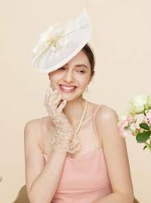 1Pc Tea Party Fascinator Hat For Women Kentucky Headwear Derby Pillbox Church Hat For Cocktail Wedding ,Hair Accessories, Tiny Hats, Mini Fascinator, Mini Cap, School Stuff, Gifts, Classy, Festival Outfits, Rave Accessories