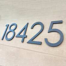 Custom Self-Adhesive House Numbers Symbols Alphabet For Address Door Mailbox Decor Modern House Numbers Resin,Magnetic Modern Numbers Letters For Doors, Houses, Mailboxes, Address,Room Decoration, Christmas Decoration, Home Decoration, Christmas Decoration, Interior Christmas Decoration - Multicolor - View 10