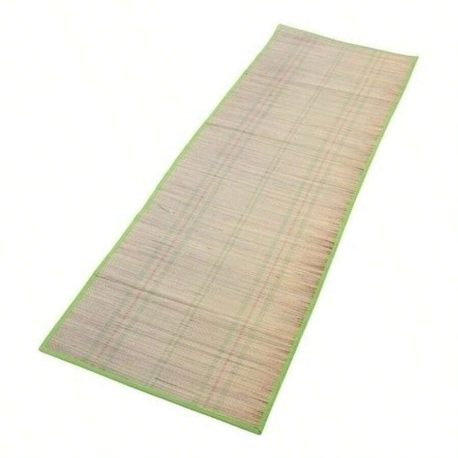 1 sztuka żakardowa mata słomkowa w losowych kolorach, mata plażowa słomkowa, mata na plac budowy, mata domowa, mata plażowa - 90*180CM - Zobacz 1