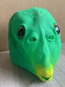 1 pieza Tocado de pez verde divertido - Accesorios de disfraz de látex para fiestas y eventos, hecho a mano, adecuado para adolescentes y adultos mayores de 14 años, Halloween
