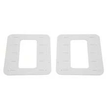 5-Tier Schreibtisch Organizer Stapelbares A4 Dokumentenablage Aktenaufbewahrung - Weiss - Übersicht 9