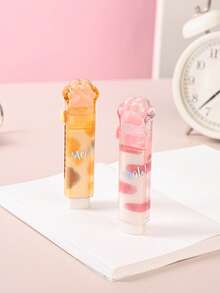 TWINGO 1个猫爪形橡皮擦，创意推拉设计风格，用铅笔回答课本问题的橡皮擦，家庭作业写作错误和考试答案错误，时尚便携的学校用品，开学季必备。学校用品，开学季