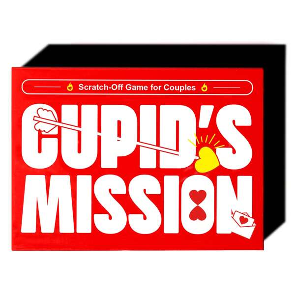 KAWAII KOI CUPID'S MISSION Couples Card Game-Hilarious Real-Life Games For Couples, 54 Scratch-Off Card Games Served Couples, Funny Gifts For Valentine's Day, Date Nights, Christmas, Anniversaries & More