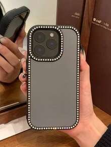 闪亮水晶钻石水钻保险杠框架手机壳适用于 15/15 Pro Max/15 Pro/15 Plus/11/12/13/14/16 Pro Max/XS/XR/11 Pro/11 Pro Max/12 Pro/12 Pro Max/13 Pro/13 Pro Max/7 Plus/14 Pro/14 Pro Max/14 Plus/16 Pro/16 Plus/7 Plus/8 Plus/8/SE2，时尚奢华 3D 柔软闪亮外壳，粉色/白色/蓝色/黑色/红色防水防震防摔防刮 - 黑色 - 查看 6