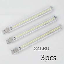 3pcs USB Camping Lights, USB Mini Book Lights, LED Mini Bulbs, Plug-In Nightlights With 3/8/24 LEDs, For Bathroom Bedroom Reading Sleep Outdoor Camping - Multicolor - View 9