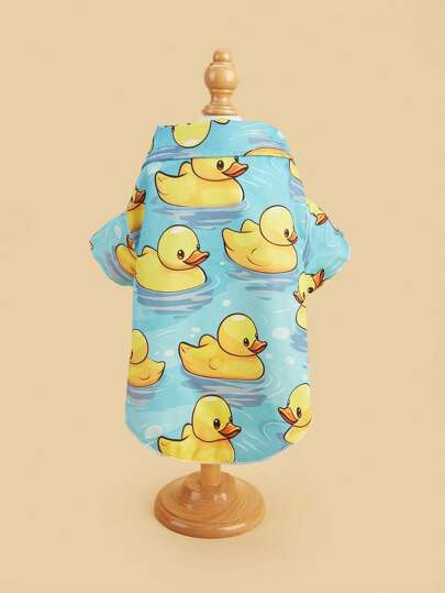 1pc Casual Colorful Pet Shirt Jacket, Fashionable, Elegant, Kawaii, Comfortable Dog/Cat Clothing, Cute, Soft, Breathable All Season